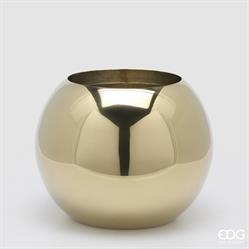 VASO ACCIAIO SFERA H.30 D.35
