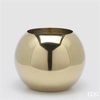 VASO ACCIAIO SFERA H.30 D.35
