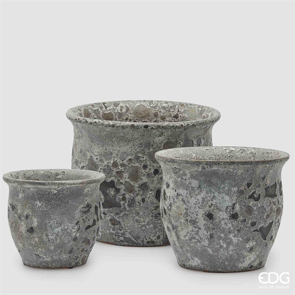 VASO CACHEPOT BOMBATO WHT GR
