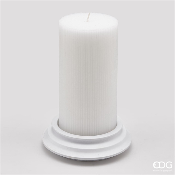 CANDELA DORICA C/PIATTO H20D
