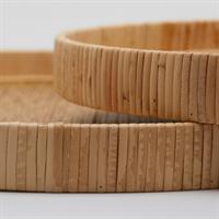 VASSOIO RATTAN LEGNO NATURAL