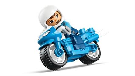 DUPLO MOTOCICLETTA BLU POLIZ