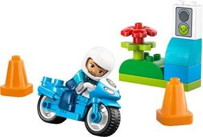 DUPLO MOTOCICLETTA BLU POLIZ