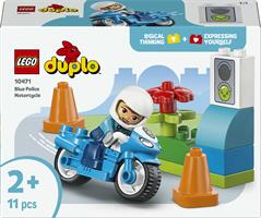 DUPLO MOTOCICLETTA BLU POLIZ