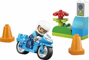 DUPLO MOTOCICLETTA BLU POLIZ