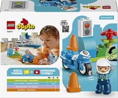 DUPLO MOTOCICLETTA BLU POLIZ