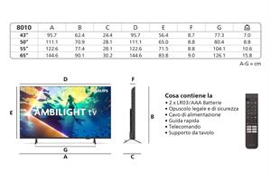 TV 65 LED UHD 4K SMART AMBI