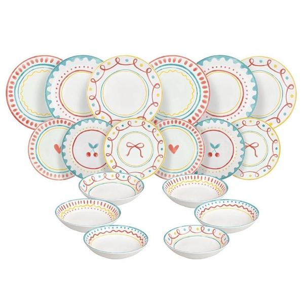 SERV TAVOLA 18 PZ MADIS CHER