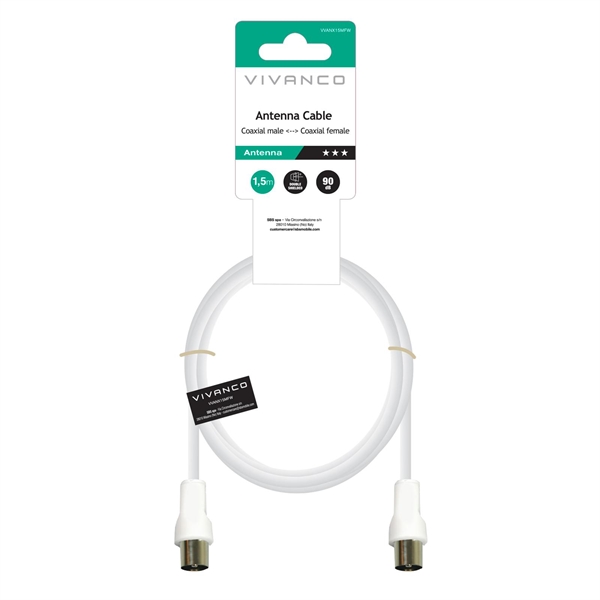 CAVO ANTENNA BIANCO 1,5M