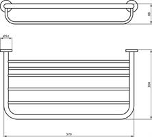 IOM MENSOLA PORTA ASCIUGAM C