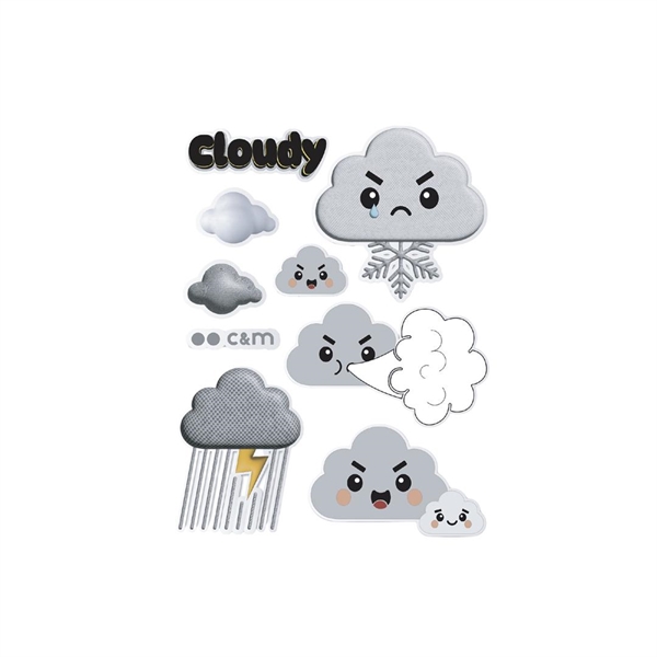 SET STICKER DECORATIVI NUVOL