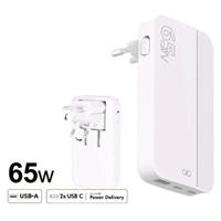 CARICATORE 65W USB PIEGH WHT