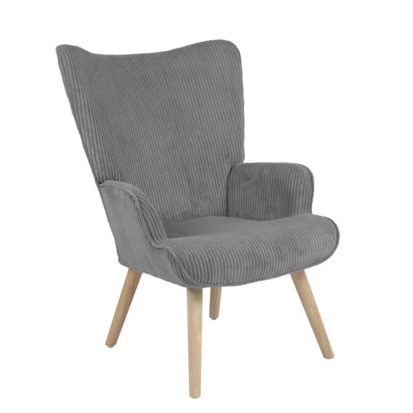 POLTRONA HILARY GRIGIO G.LEG