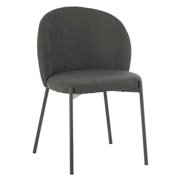 SEDIA SHELLY GRIGIO SCURO