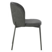 SEDIA SHELLY GRIGIO SCURO