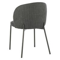 SEDIA SHELLY GRIGIO SCURO