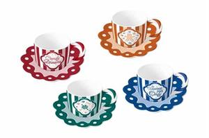 SET 4 TAZZINE+PIATT CANDYLAN
