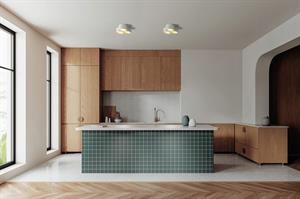 3LUCI SOFFITTO TONDA OTTONE
