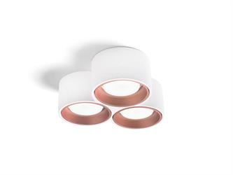 3LUCI SOFFITTO TONDA RAME NA
