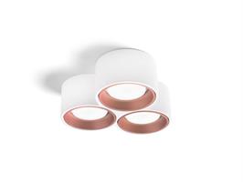 3LUCI SOFFITTO TONDA RAME NA