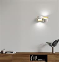 LAMP PAR GESSO 2LUCI TONDA O