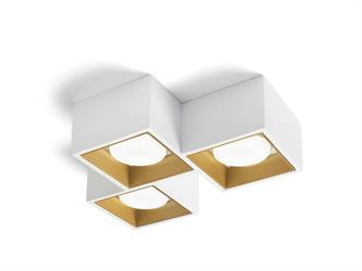 3 LUCI SOFFITTO QUADRATA OTT