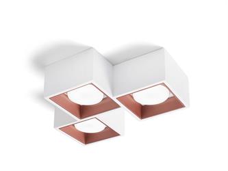 3 LUCI SOFFITTO QUADRATA RAM
