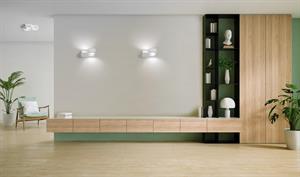 LAMP PAR GESSO 2LUCI QUADR W