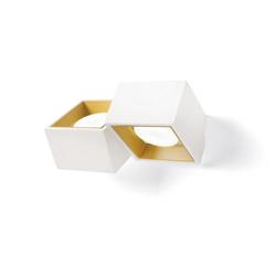 LAMP PAR GESSO 2LUCI QUADR O