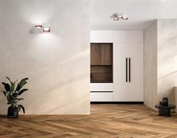 LAMP PAR GESSO 2LUCI QUADR R