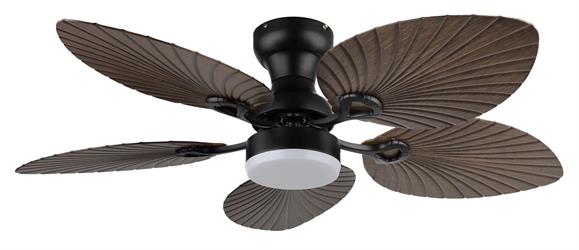 VENT.MET.NERO OPAC C/LUCE-TI