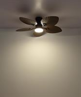 VENT.MET.NERO OPAC C/LUCE-TI