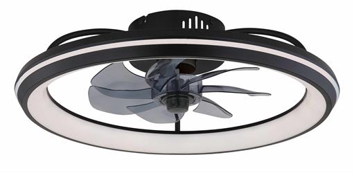 VENT.MET.NERO OPAC PLAF C/LU