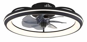 VENT.MET.NERO OPAC PLAF C/LU