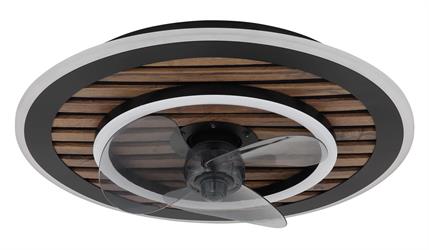VENT.MET.NERO OPAC PLAF C/LU