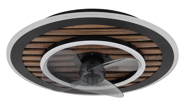 VENT.MET.NERO OPAC PLAF C/LU