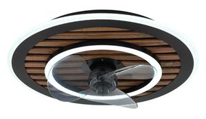 VENT.MET.NERO OPAC PLAF C/LU