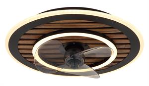 VENT.MET.NERO OPAC PLAF C/LU