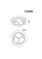 VENT.MET.NERO OPAC PLAF C/LU