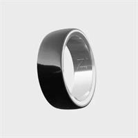 MOON SMART RING TAGL.6 NERO