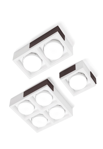 LAMP SOFF.VELIA 2 LUCI BRONZ