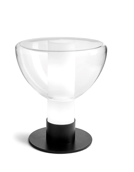 LAMP TAVOLO VETRO SOFF.PLATO