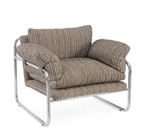 POLTRONA MORVANA RIGHE SAGE