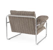 POLTRONA MORVANA RIGHE SAGE