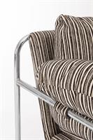 POLTRONA MORVANA RIGHE SAGE