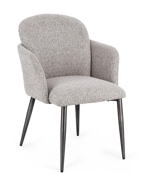 SEDIA C-BR ERCILLA GRIGIO