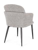 SEDIA C-BR ERCILLA GRIGIO