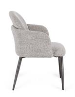 SEDIA C-BR ERCILLA GRIGIO