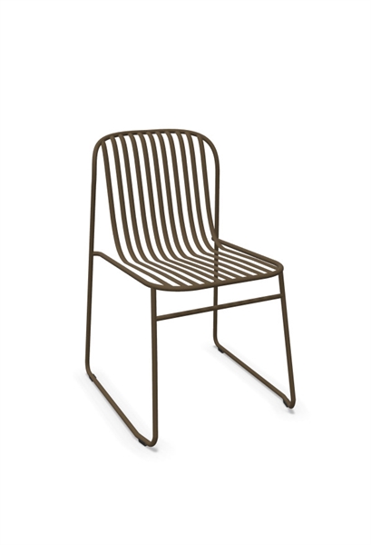 SEDIA RIVIERA MARRONE D'INDI