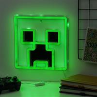LAMPADA NEON MURO MINECRAFT
